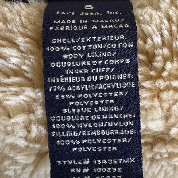 Denim Sherpa Jacket ALT Wash ASO Rory Gilmore - Picture 5 of 5